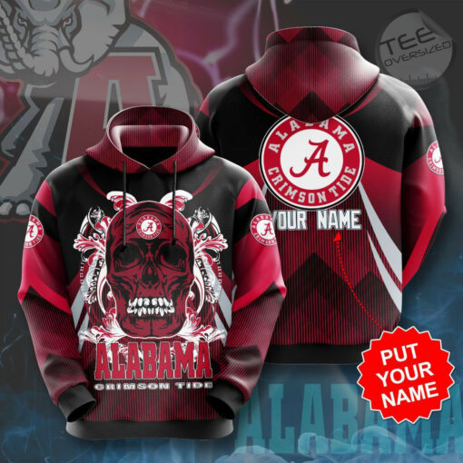 Alabama Crimson Tide 3D hoodie 01