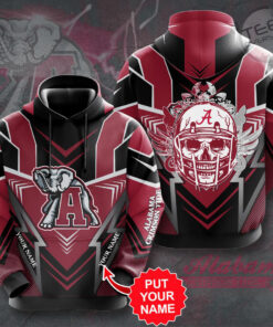 Alabama Crimson Tide 3D hoodie 02