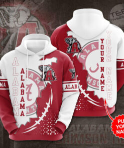 Alabama Crimson Tide 3D hoodie 05