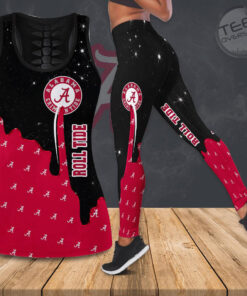 Alabama Crimson Tide Hollow Tank Top Leggings 01