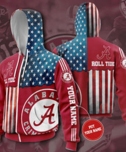 Alabama Crimson Tide Zip up Hoodie 02 1