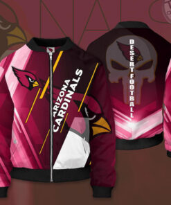 Arizona Cardinals 3D Bomber Jacket 04