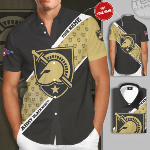 Army Black Knights 3D Short Sleeve Dress Shirt 03