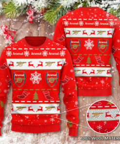 Arsenal 3D Christmas Sweater