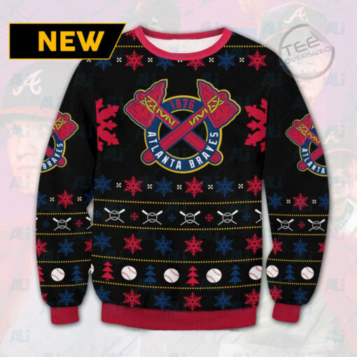 Atlanta Braves Ugly Christmas 3D Sweater