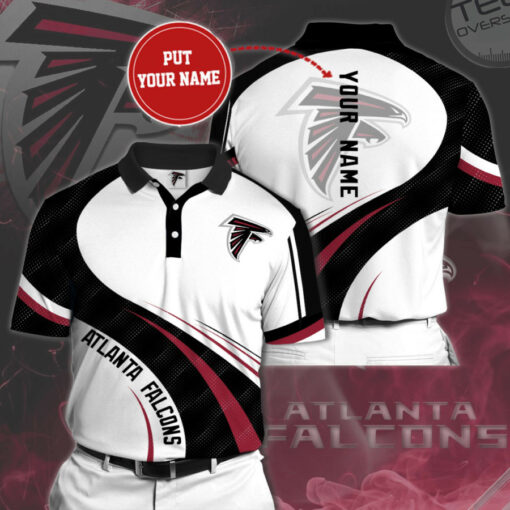 Atlanta Falcons 3D Polo 02
