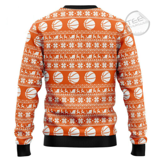 Basketball Ugly Christmas 3D Sweater 2