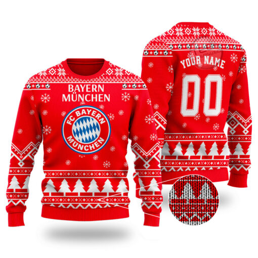 Bayern Munchen Christmas 3D Sweater 2022
