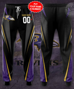 Best selling Baltimore Ravens 3D Sweatpant 02