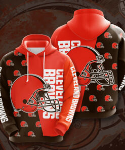 Best selling Cleveland Browns 3D hoodie 010