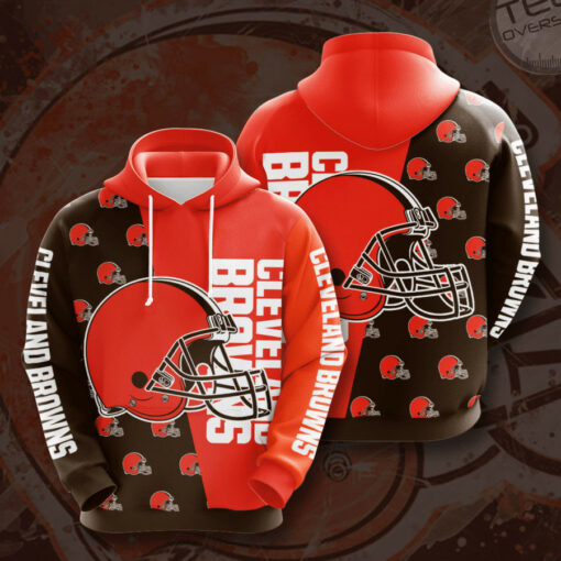Best selling Cleveland Browns 3D hoodie 010