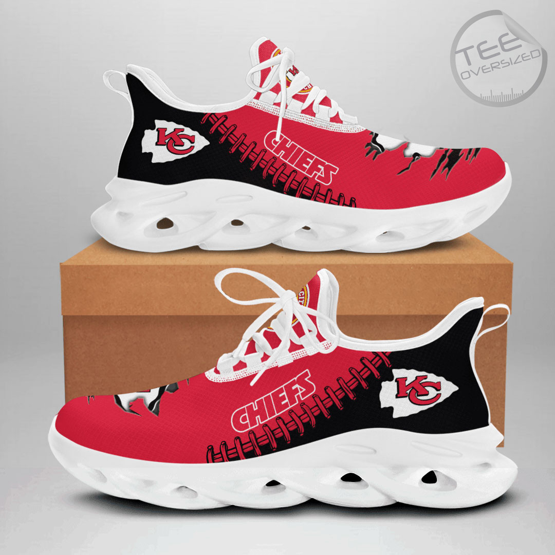 Personalized Kansas City Chiefs sneaker - NFL shoes - OversizedTee.com