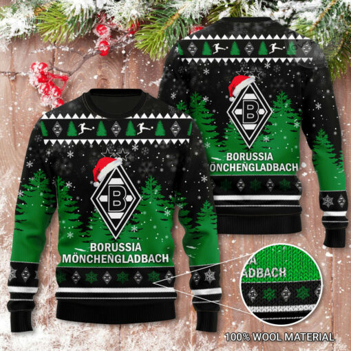 Borussia Mgladbach 3D Christmas Sweater 2022