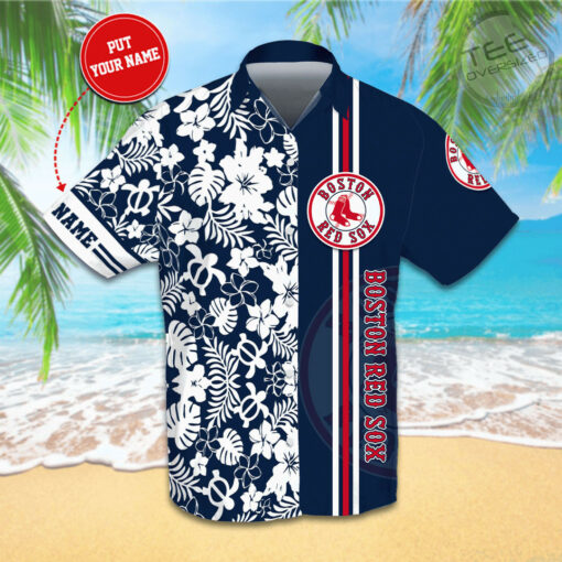 Boston Red Sox 3D Hawaiian Shirt