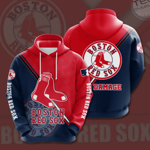 Boston Red Sox 3D Hoodie 03