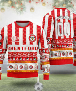 Brentford FC Ugly Christmas 3D Sweater