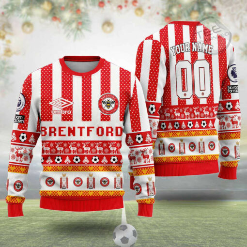 Brentford FC Ugly Christmas 3D Sweater