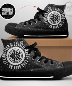 Bruce Springsteen High Top Canvas Shoe OVS23623S1 Design 2