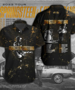 Bruce Springsteen short sleeve dress shirts OVS10723S4