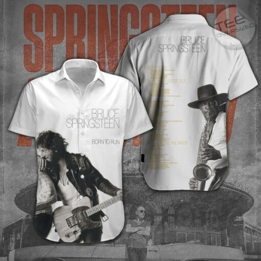 Bruce Springsteen short sleeve dress shirts OVS25723S3