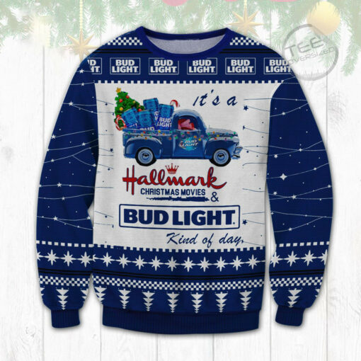 Bud Light Hallmark Christmas Ugly 3D Sweater