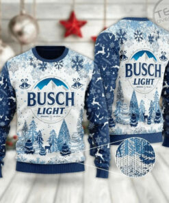 Busch Light 3D Ugly Christmas Sweater 2022