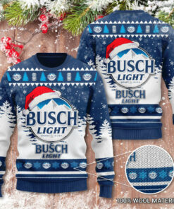 Busch Light 3D Ugly Christmas Sweater 2022 Design VI