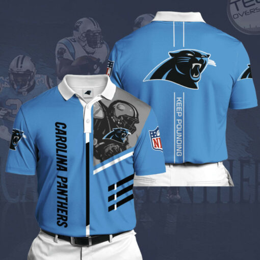 Carolina Panthers 3D Polo 01