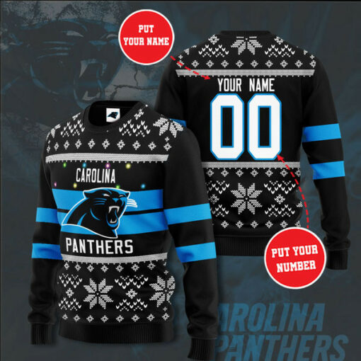 Carolina Panthers 3D sweater