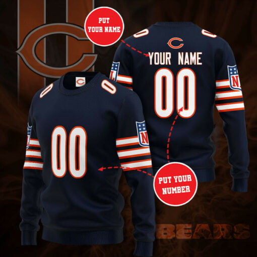 Chicago Bears 3D Sweatshirt 01