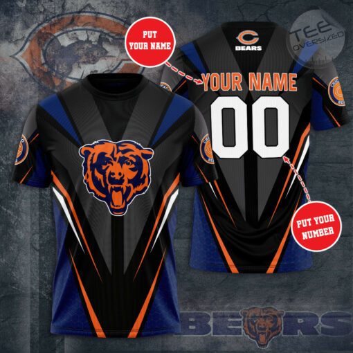 Chicago Bears 3D T shirt 05