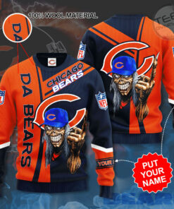 Chicago Bears 3D sweater 04