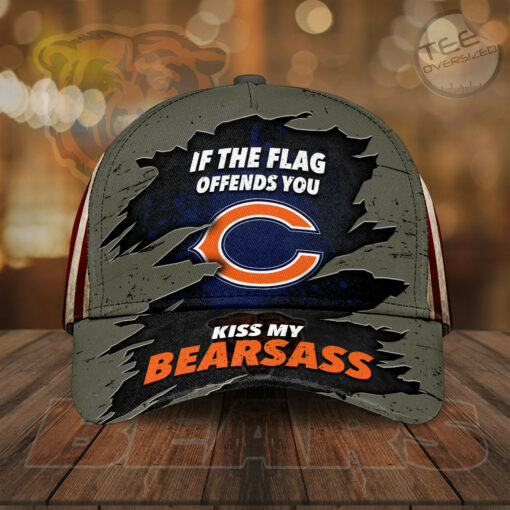 Chicago Bears Cap Custom Hat 01