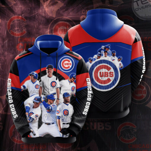 Chicago Cubs 3D Hoodie 05