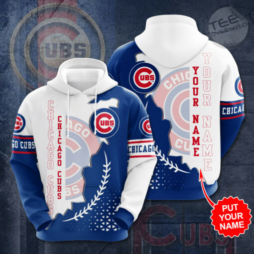 Chicago Cubs 3D Hoodie 09