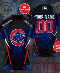 Chicago Cubs 3D T shirt 02