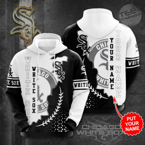 Chicago White Sox 3D Hoodie 014