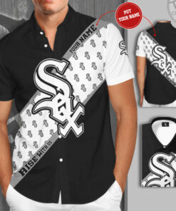 Chicago White Sox 3D Sleeve Dress Shirt 03