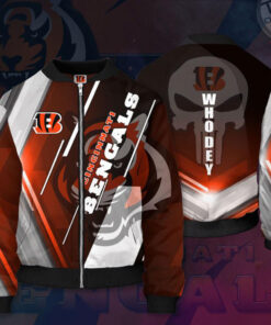 Cincinnati Bengals 3D Bomber Jacket 03