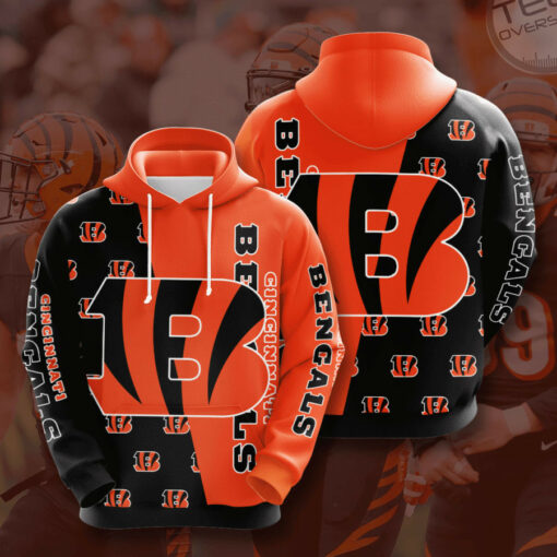 Cincinnati Bengals 3D hoodie 012