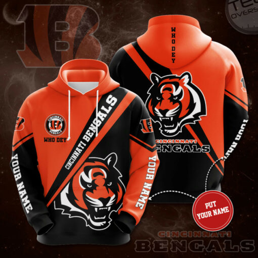 Cincinnati Bengals 3D hoodie 05