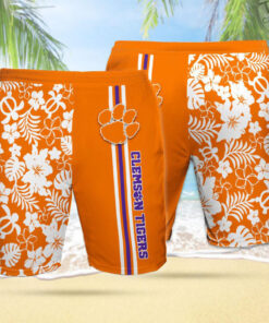 Clemson Tigers 3D Hawaiian Shorts