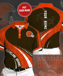 Cleveland Browns 3D Polo 01