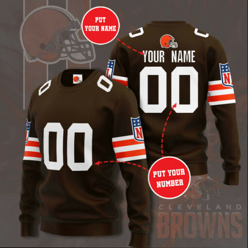Cleveland Browns 3D Sweatshirt 02