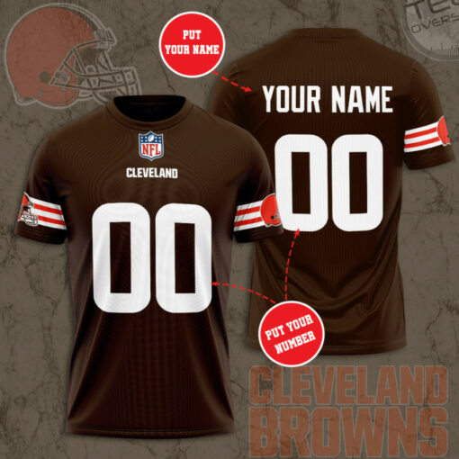 Cleveland Browns 3D T shirt 01