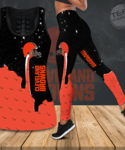 Cleveland Browns Hollow Tank Top Leggings 03