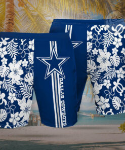 Dallas Cowboys 3D Hawaiian Shorts 03