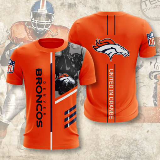 Denver Broncos 3D T shirt 01