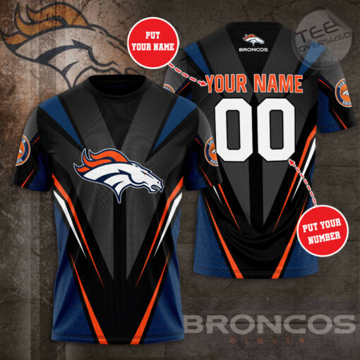 Denver Broncos 3D T shirt 03