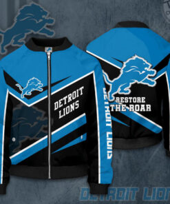 Detroit Lions 3D Bomber Jacket 02